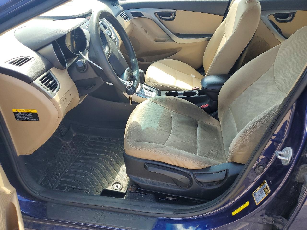 2013 Hyundai Elantra Gls Blue vin: 5NPDH4AE0DH203913