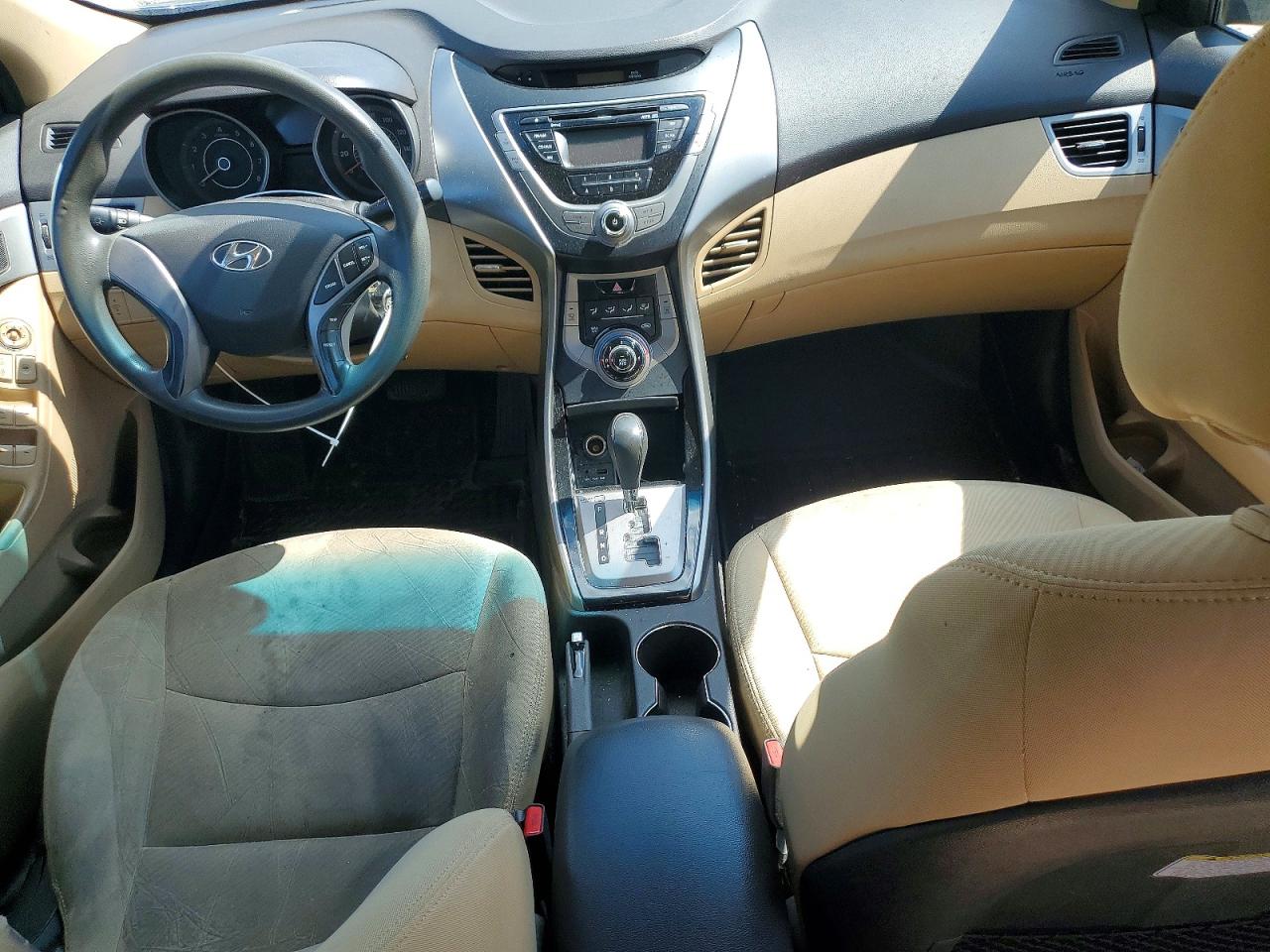 2013 Hyundai Elantra Gls Blue vin: 5NPDH4AE0DH203913