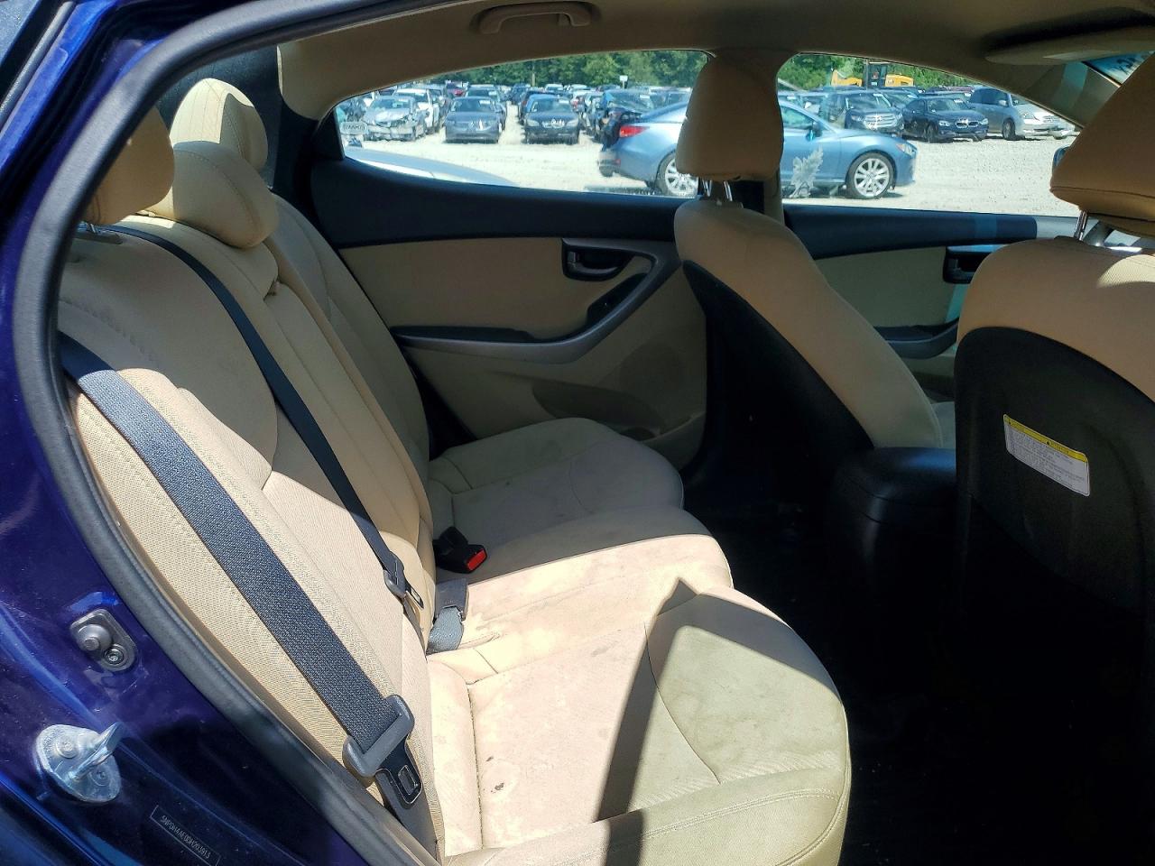 2013 Hyundai Elantra Gls Blue vin: 5NPDH4AE0DH203913
