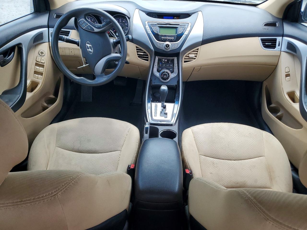 2013 Hyundai Elantra Gls White vin: 5NPDH4AE0DH206911