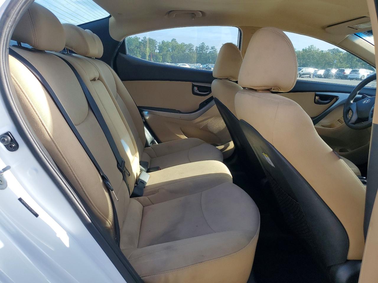 2013 Hyundai Elantra Gls White vin: 5NPDH4AE0DH206911