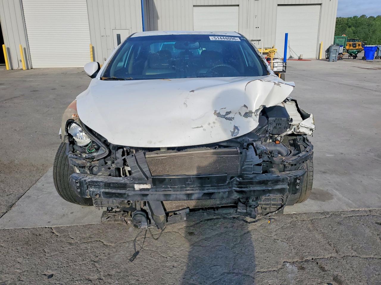 2013 Hyundai Elantra Gls White vin: 5NPDH4AE0DH206911