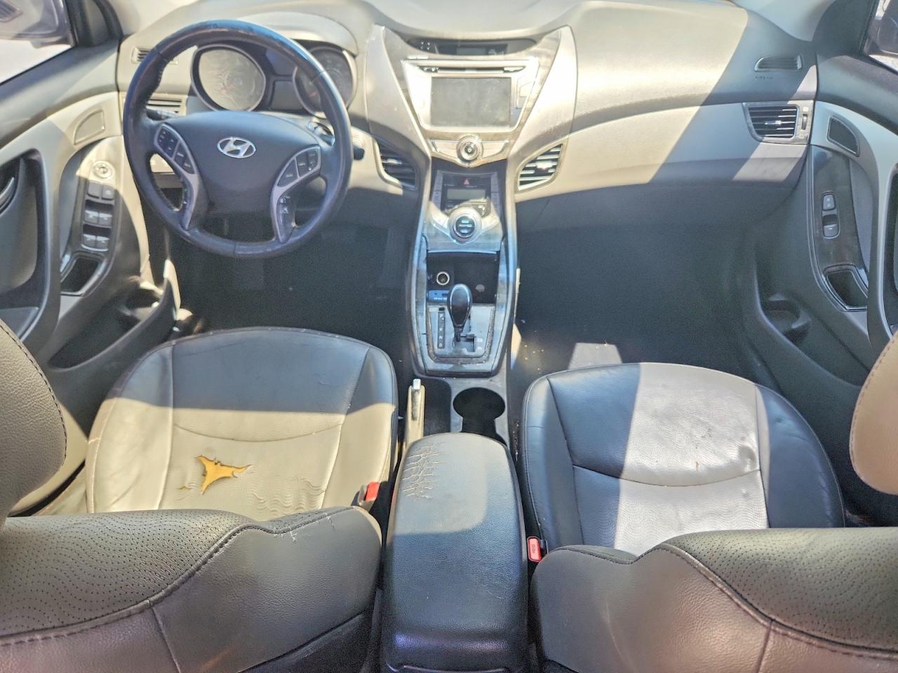 2013 Hyundai Elantra Limited Silver vin: 5NPDH4AE0DH209257
