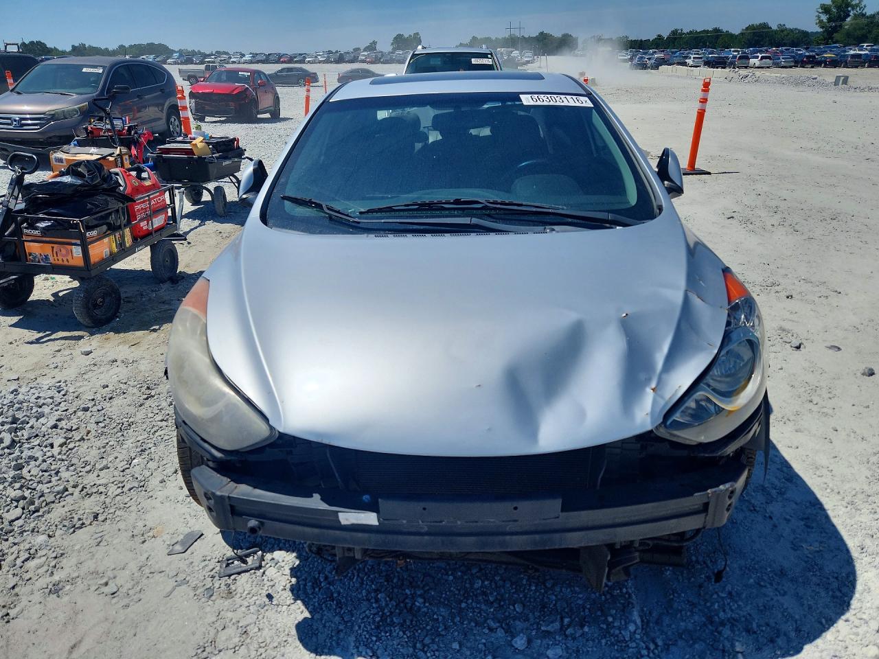 2013 Hyundai Elantra Limited Silver vin: 5NPDH4AE0DH209257