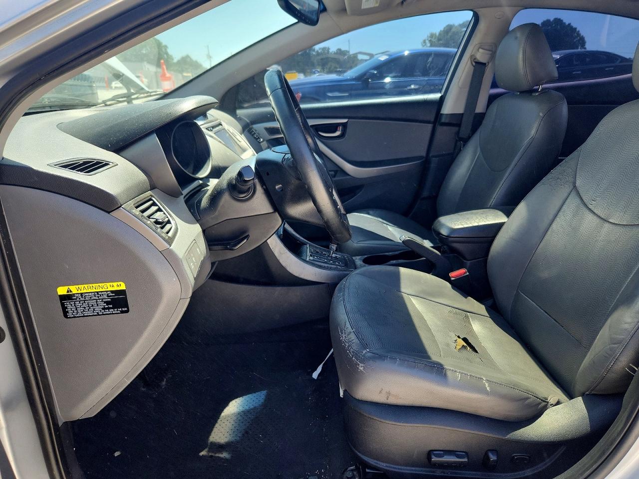 2013 Hyundai Elantra Limited Silver vin: 5NPDH4AE0DH209257