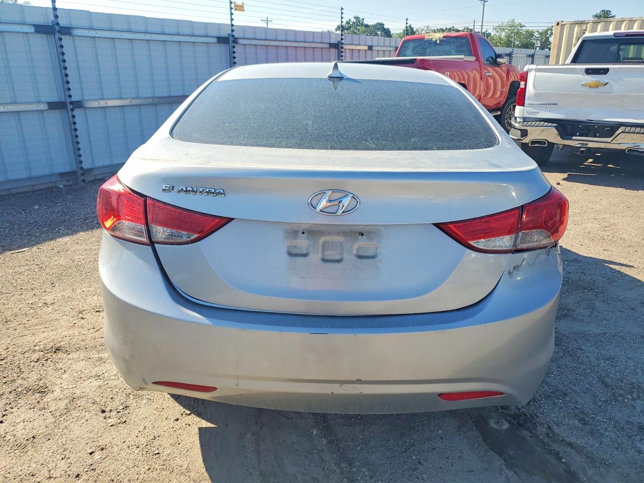 2013 Hyundai Elantra Gls Silver vin: 5NPDH4AE0DH212496