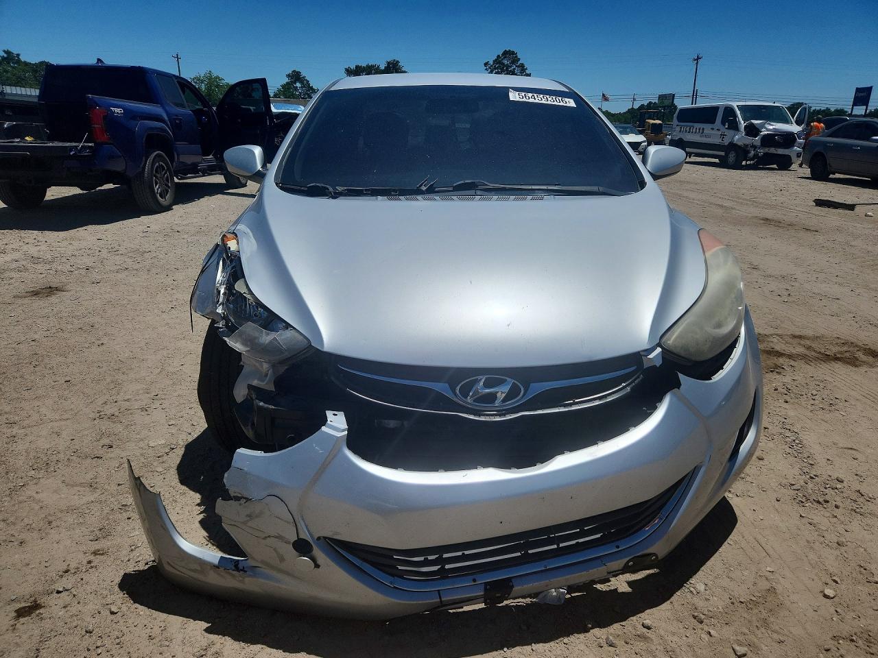 2013 Hyundai Elantra Gls Silver vin: 5NPDH4AE0DH212496