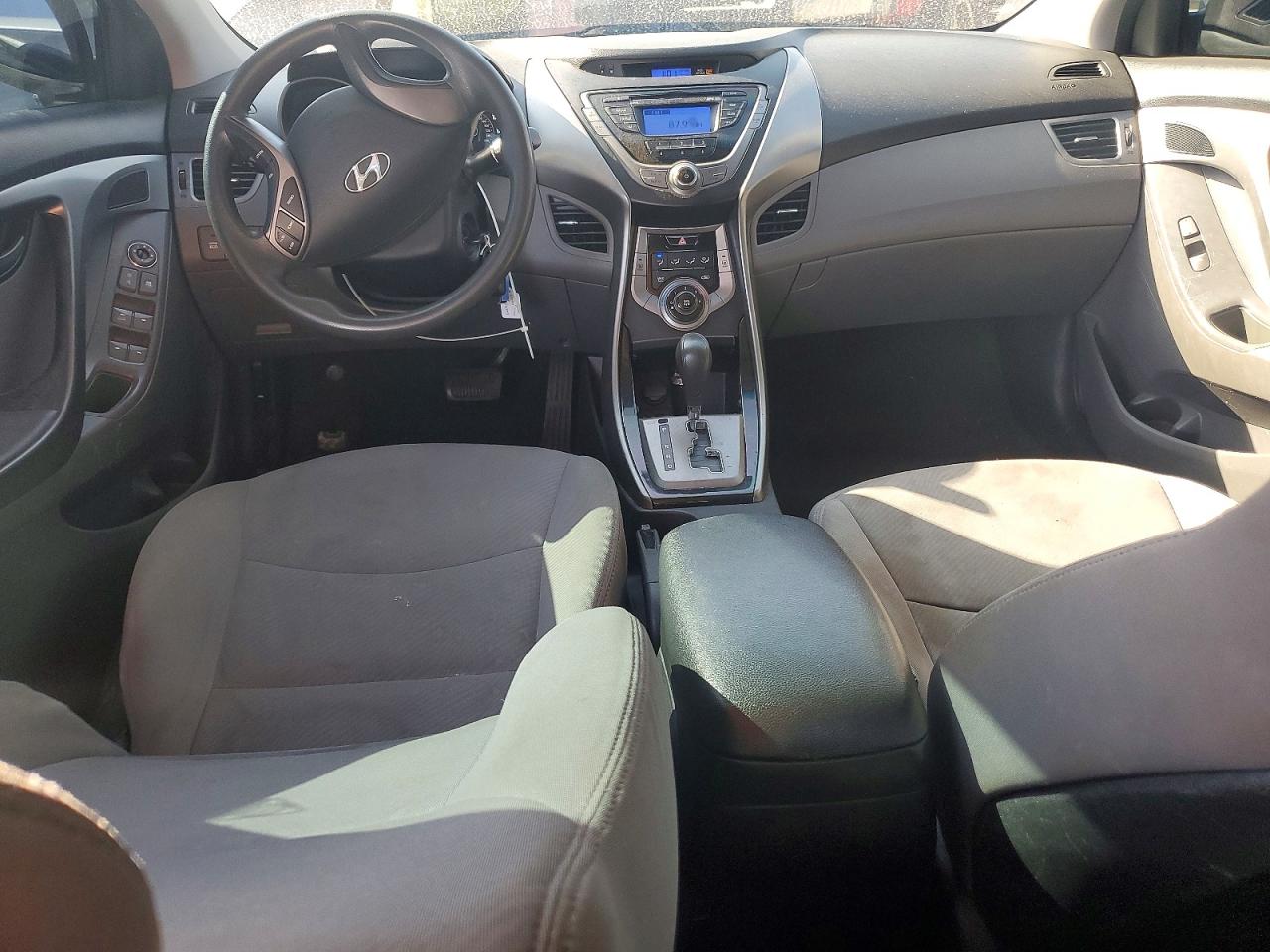 2013 Hyundai Elantra Gls Silver vin: 5NPDH4AE0DH212496