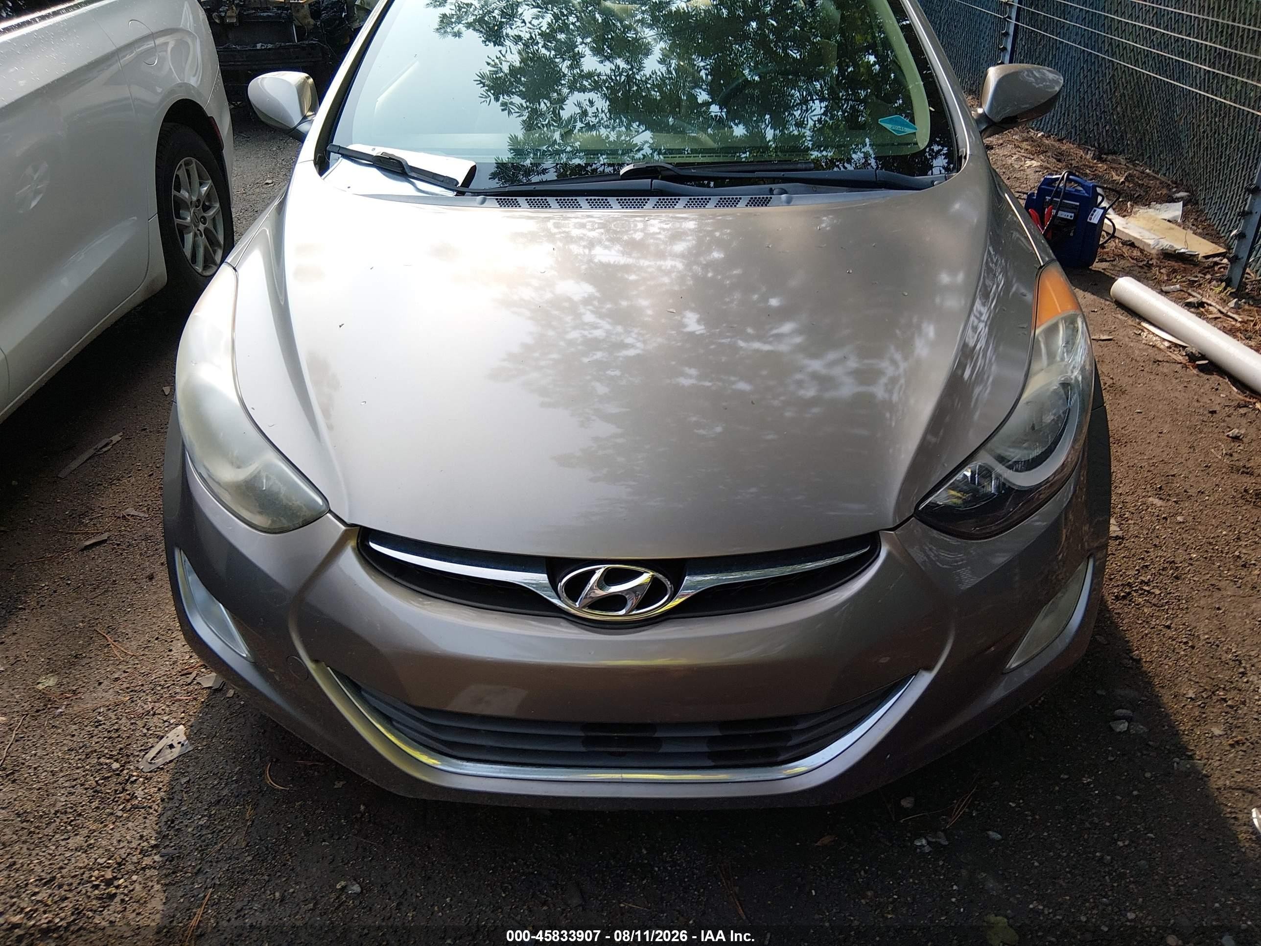 2013 Hyundai Elantra Gls Gold vin: 5NPDH4AE0DH223028