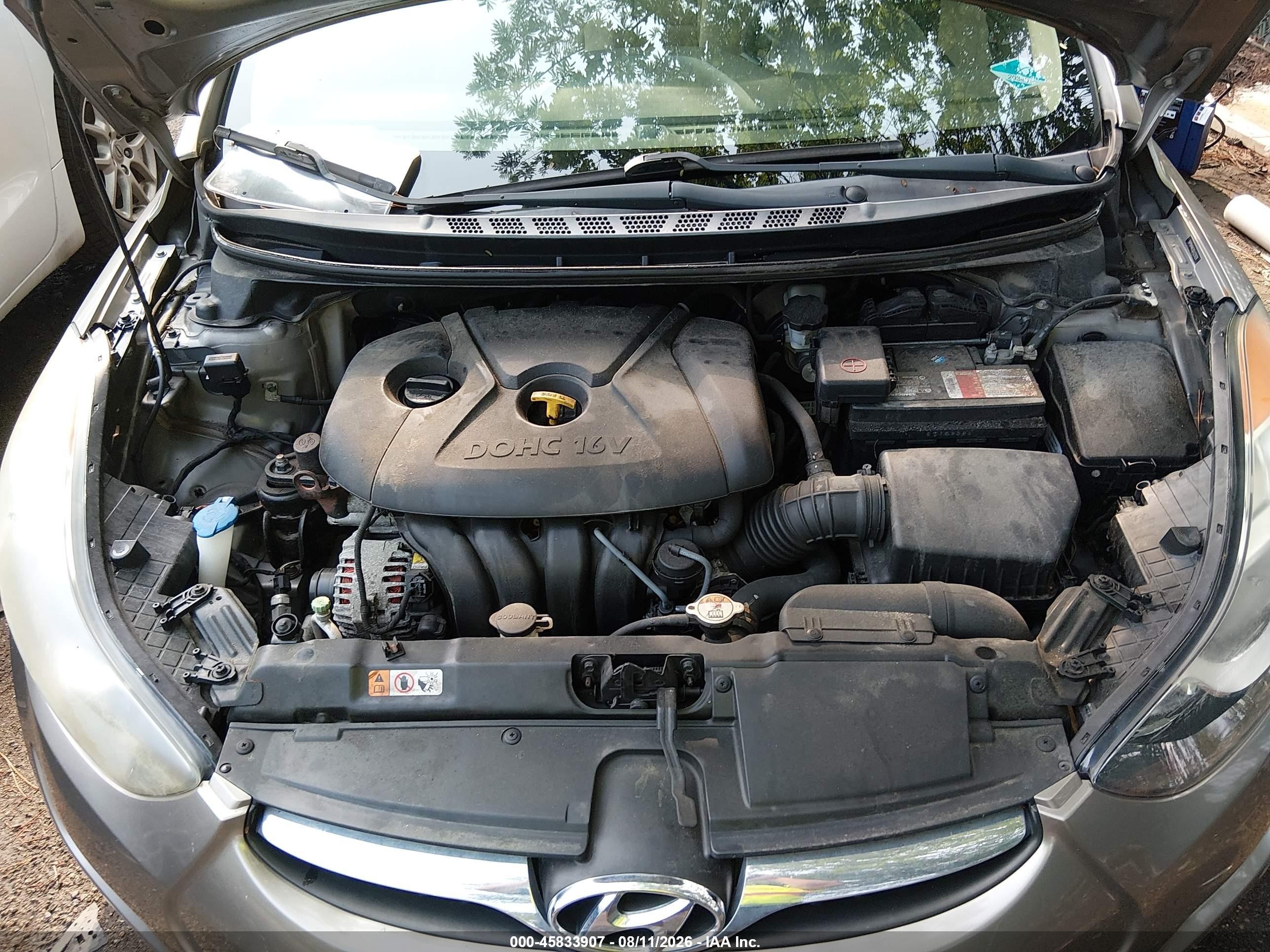 2013 Hyundai Elantra Gls Gold vin: 5NPDH4AE0DH223028