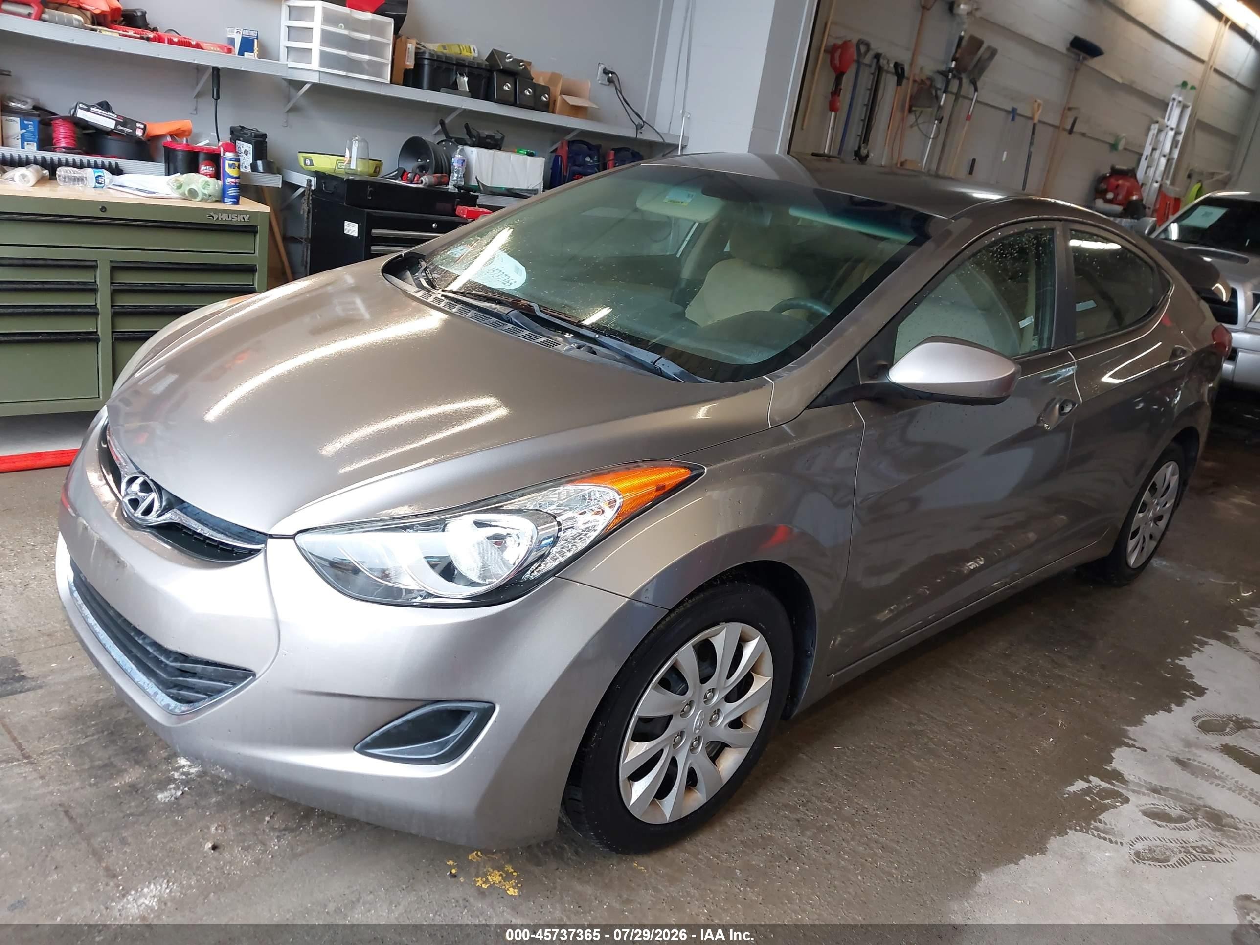 2013 Hyundai Elantra Gls Желто-коричневый vin: 5NPDH4AE0DH224664