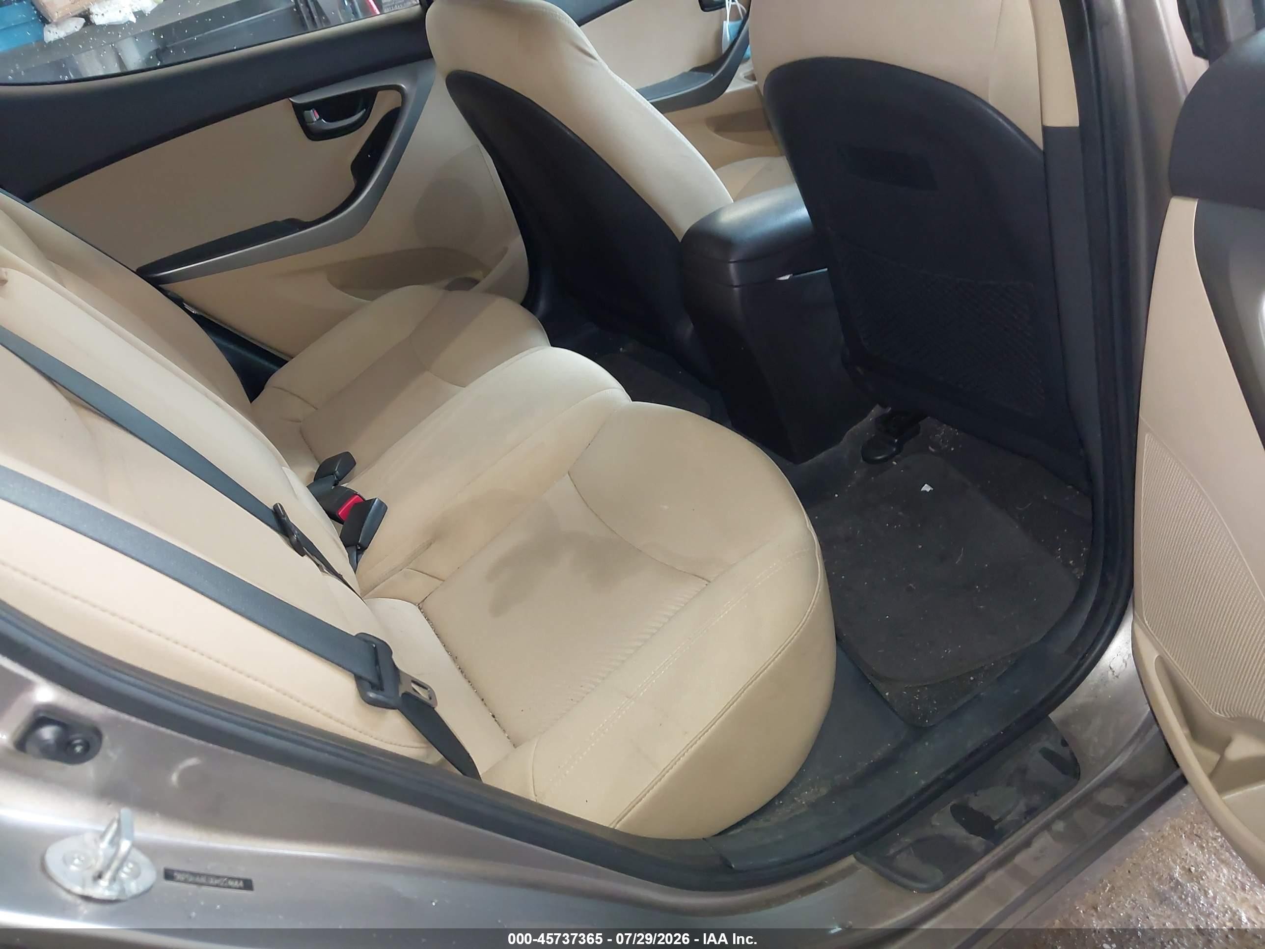 2013 Hyundai Elantra Gls Желто-коричневый vin: 5NPDH4AE0DH224664