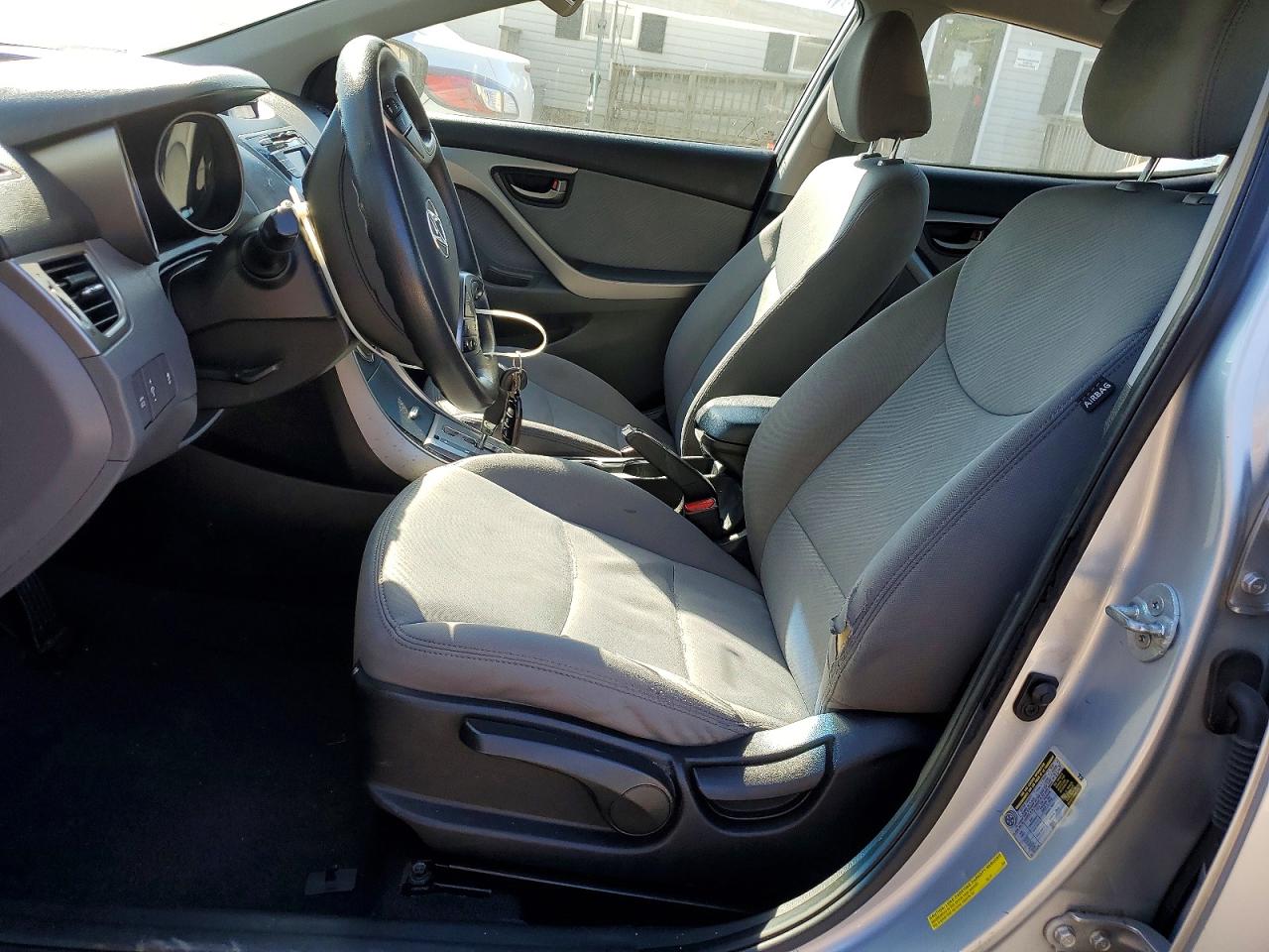 2013 Hyundai Elantra Gls Silver vin: 5NPDH4AE0DH228715