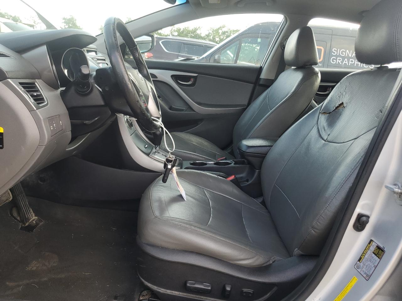 2013 Hyundai Elantra Gls Silver vin: 5NPDH4AE0DH230173