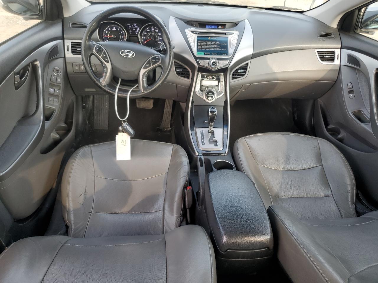 2013 Hyundai Elantra Gls Silver vin: 5NPDH4AE0DH230173