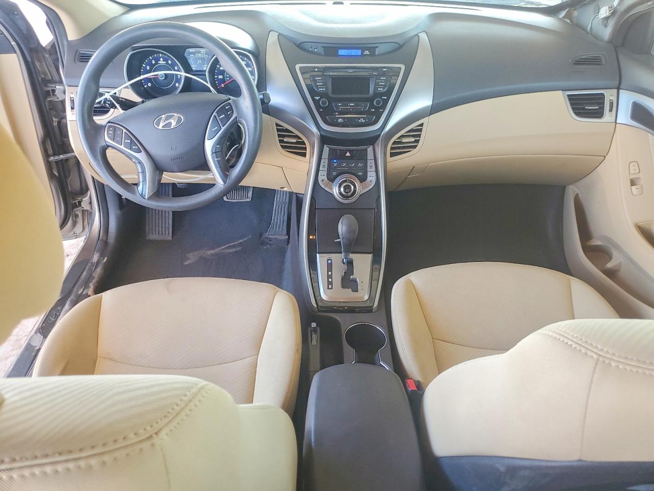 2013 Hyundai Elantra Gls Tan vin: 5NPDH4AE0DH237219