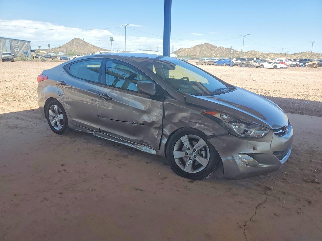 2013 Hyundai Elantra Gls Tan vin: 5NPDH4AE0DH237219