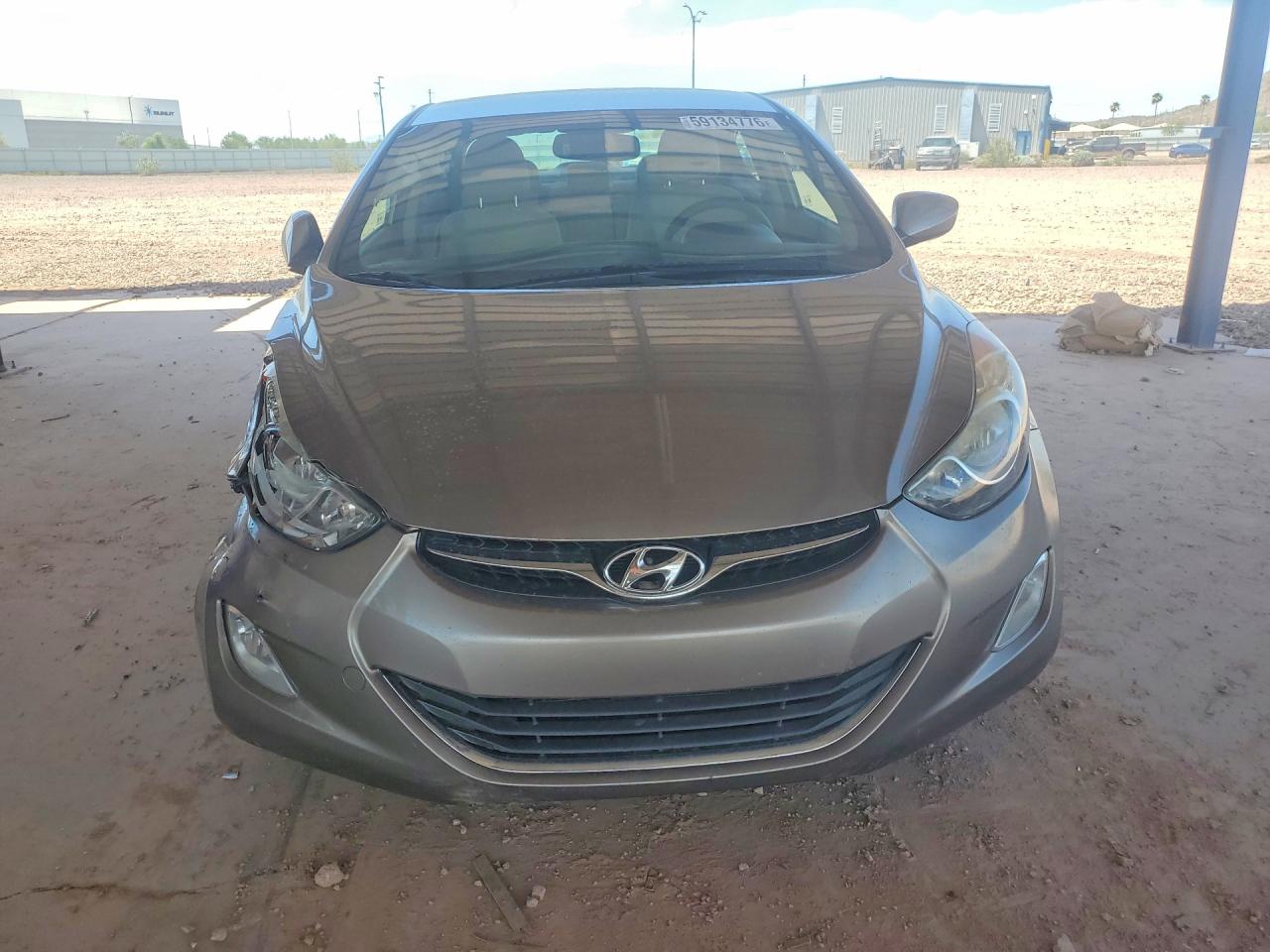 2013 Hyundai Elantra Gls Tan vin: 5NPDH4AE0DH237219