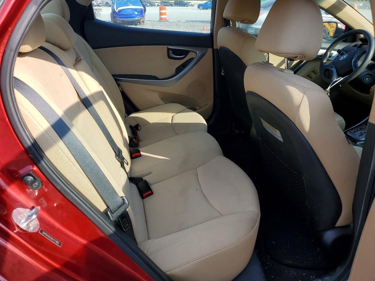 2013 Hyundai Elantra Gls Burgundy vin: 5NPDH4AE0DH237866