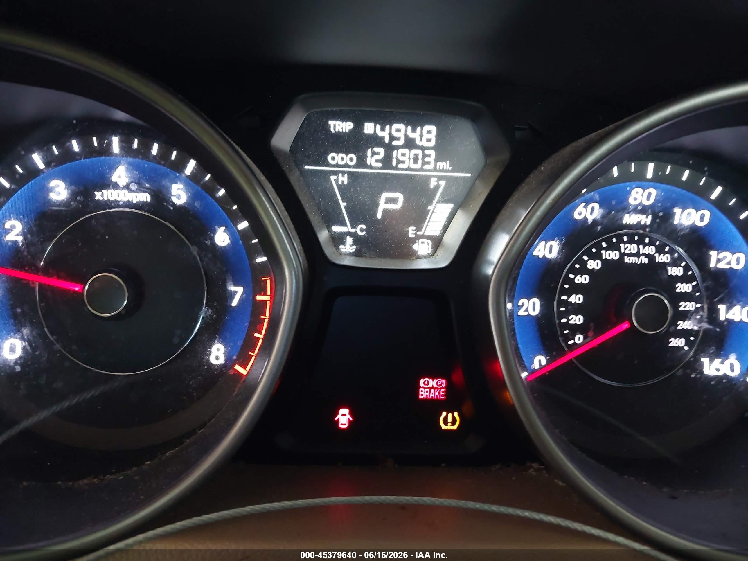 2013 Hyundai Elantra Limited Brown vin: 5NPDH4AE0DH240511