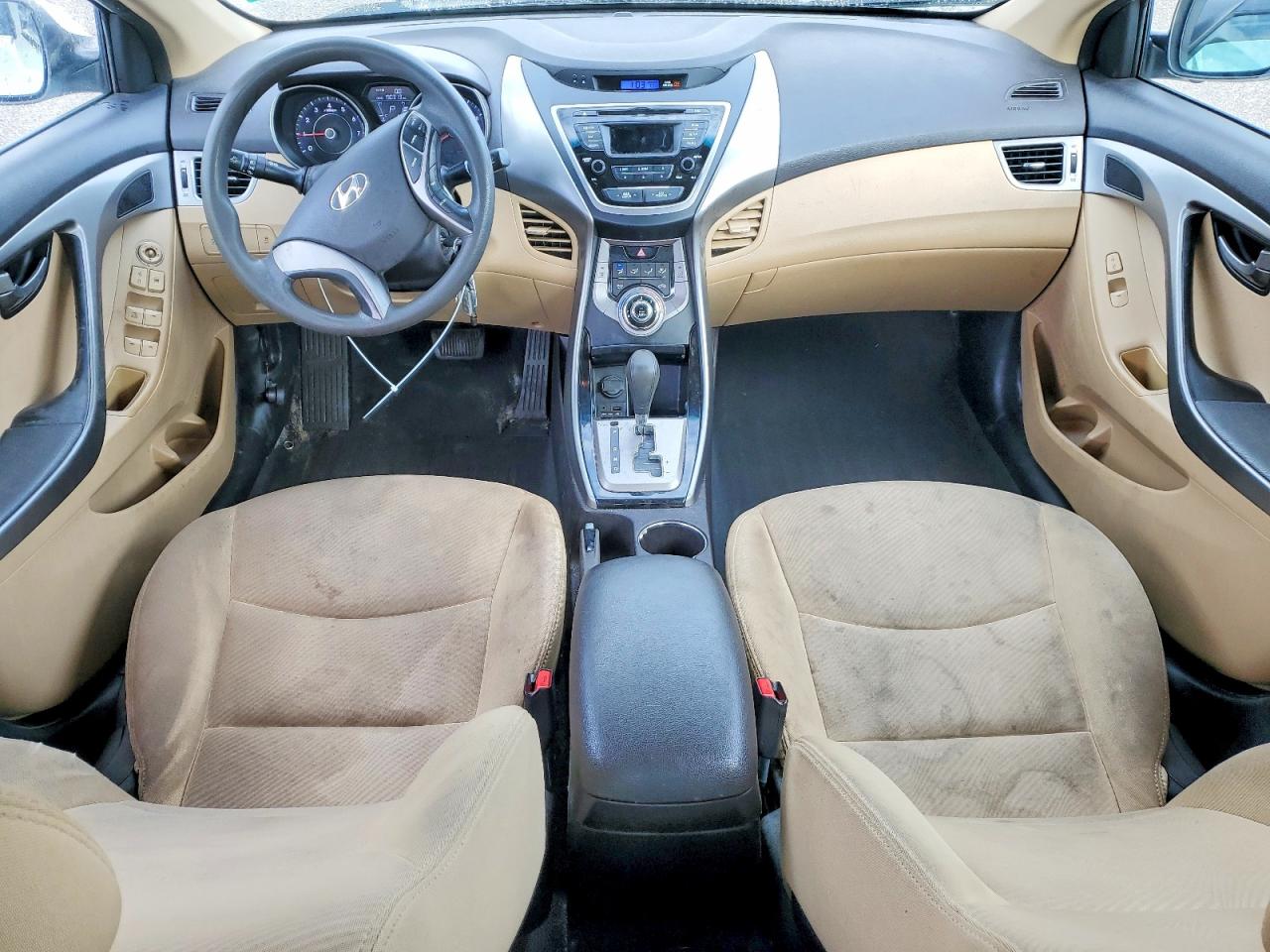 2013 Hyundai Elantra Gls White vin: 5NPDH4AE0DH242663