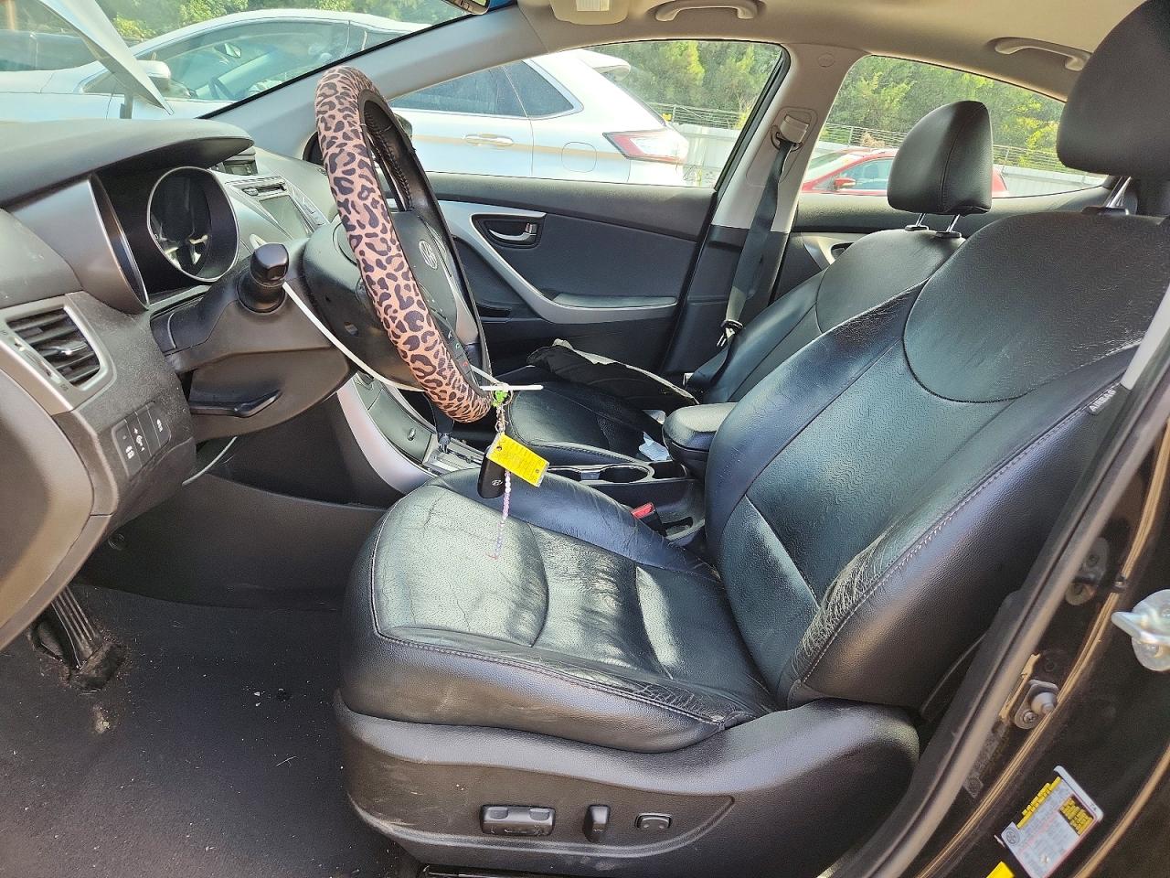 2013 Hyundai Elantra Limited Black vin: 5NPDH4AE0DH243442