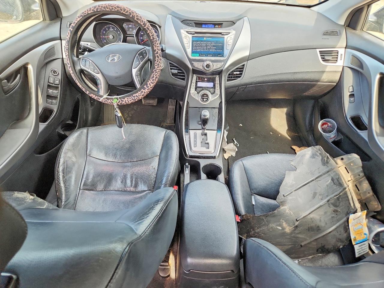2013 Hyundai Elantra Limited Black vin: 5NPDH4AE0DH243442
