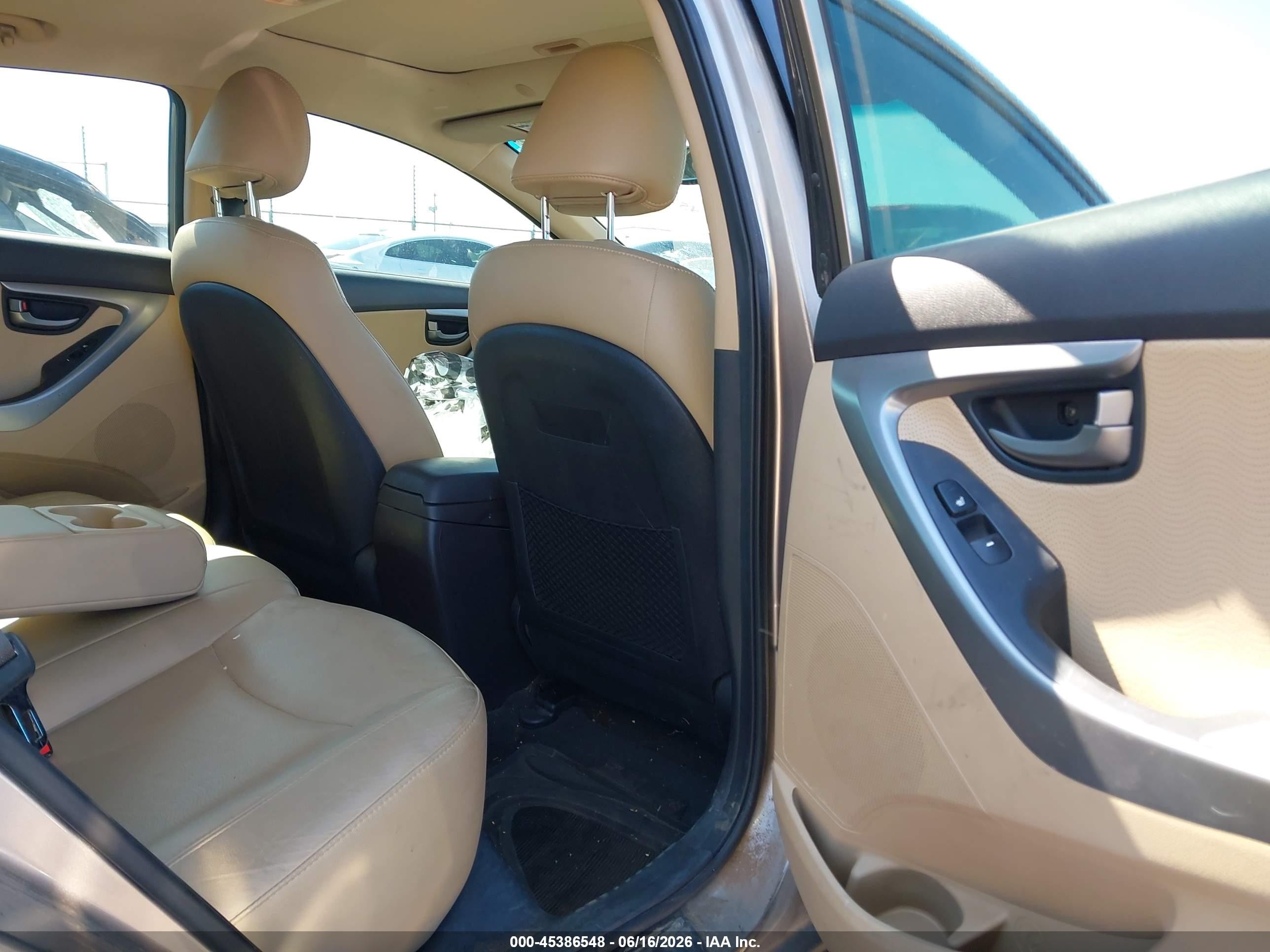 2013 Hyundai Elantra Limited Серый vin: 5NPDH4AE0DH243747