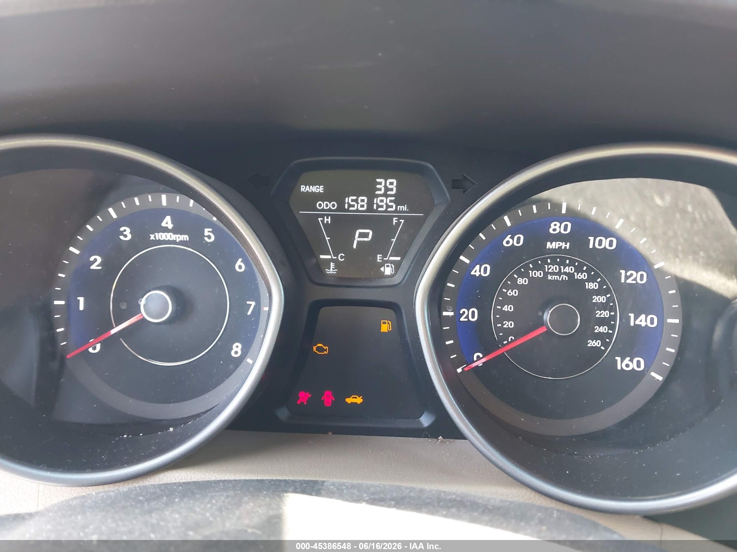 2013 Hyundai Elantra Limited Серый vin: 5NPDH4AE0DH243747