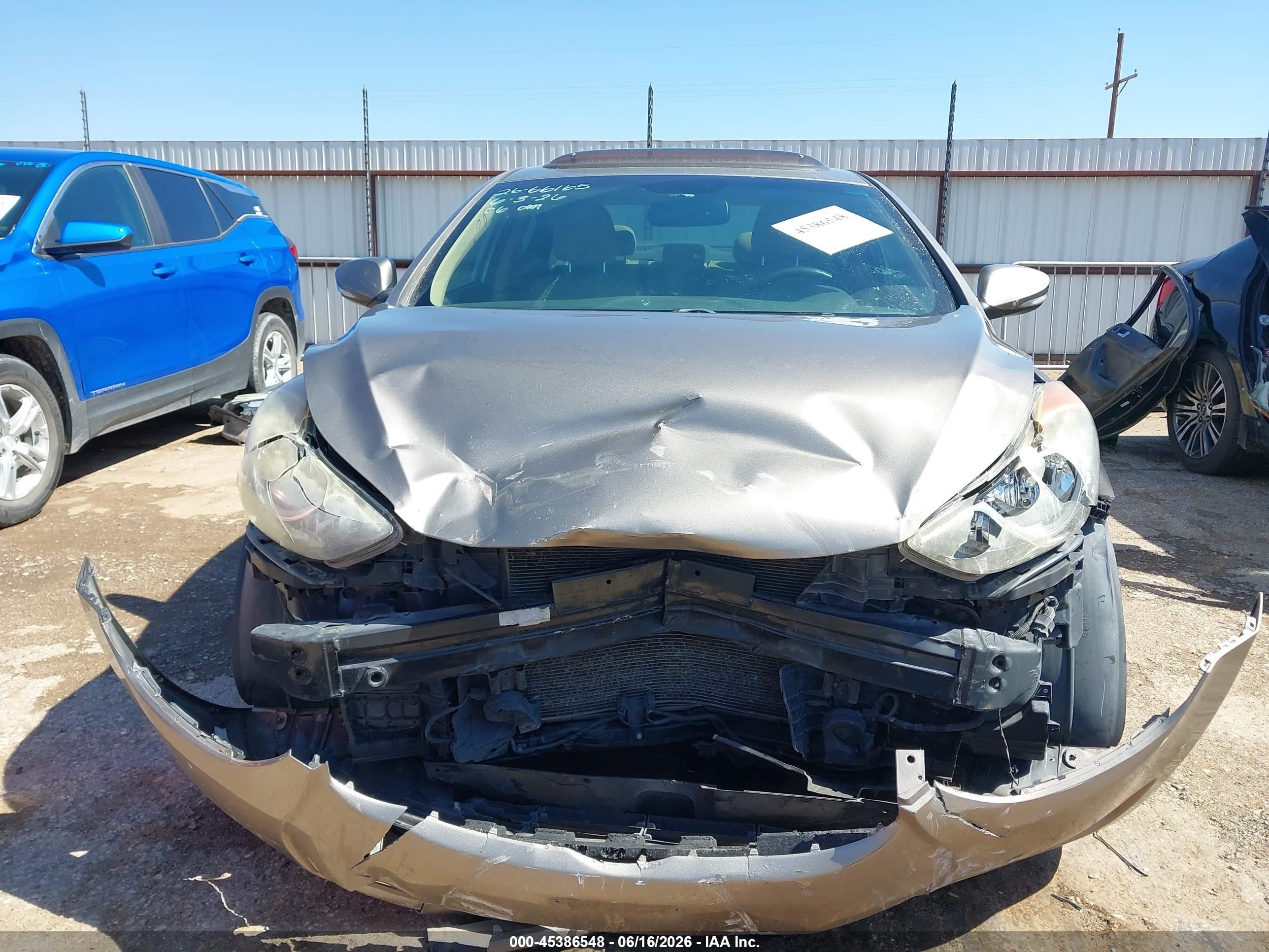2013 Hyundai Elantra Limited Серый vin: 5NPDH4AE0DH243747
