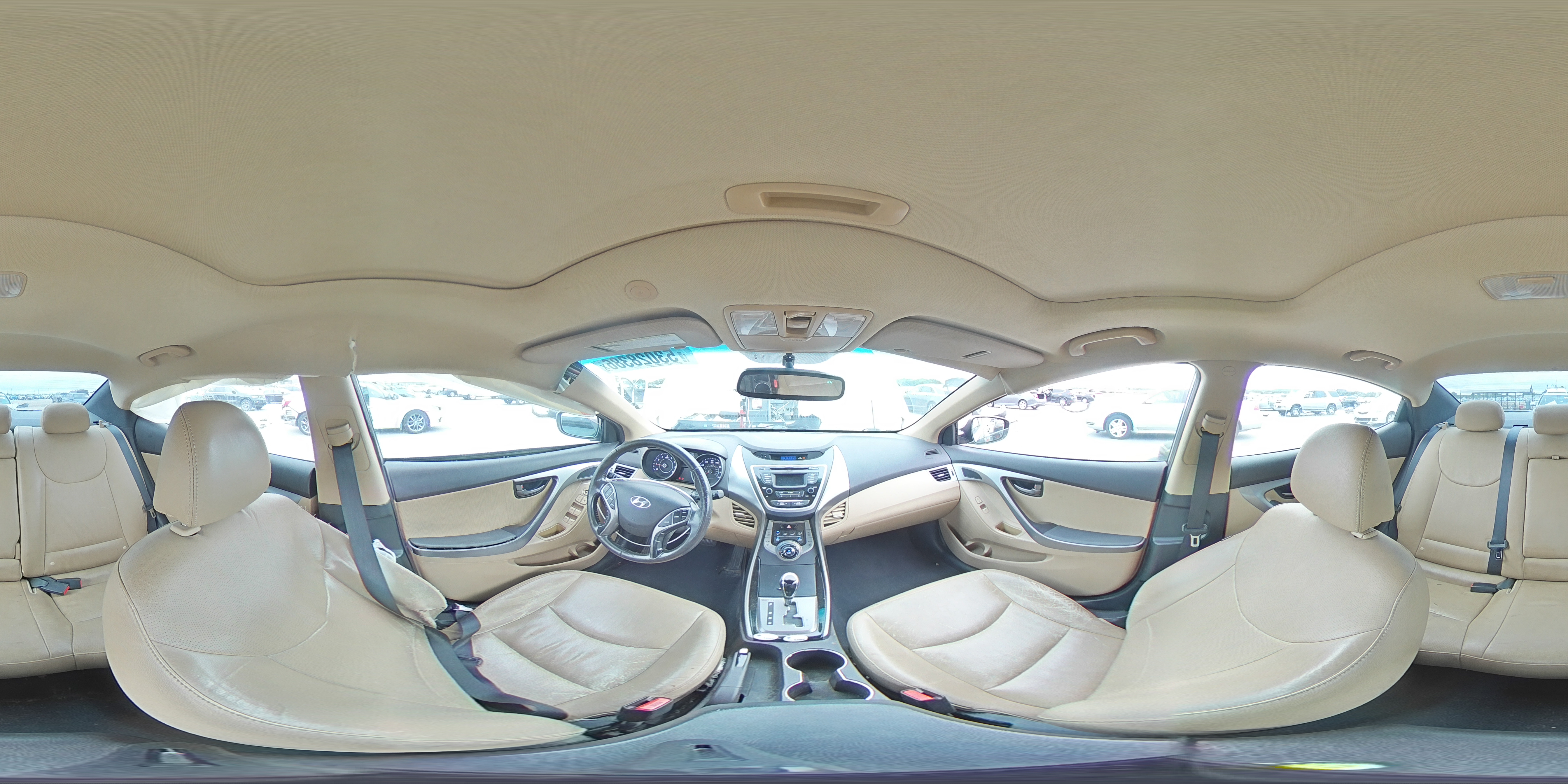 2013 Hyundai Elantra Limited Tan vin: 5NPDH4AE0DH244719