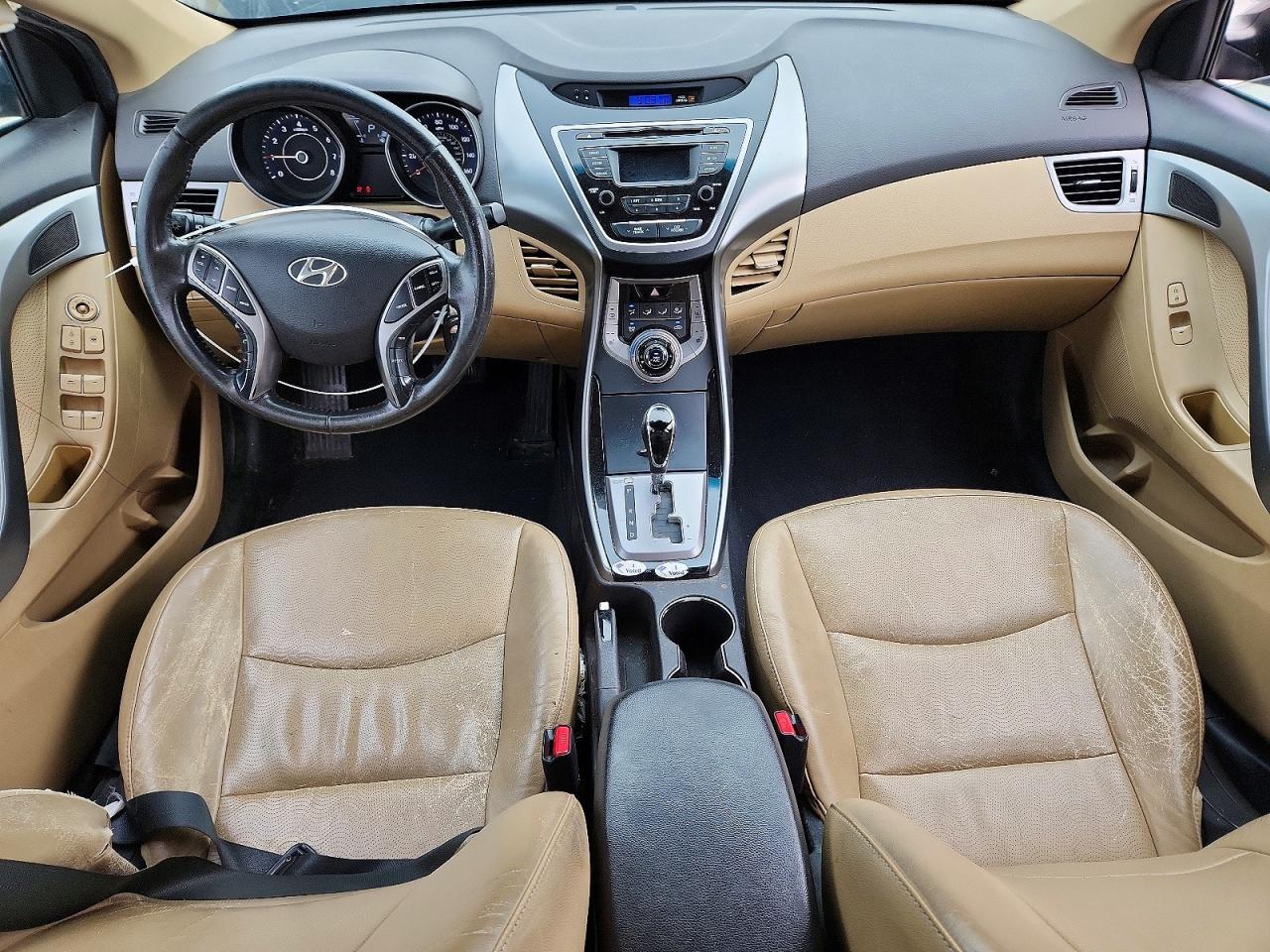 2013 Hyundai Elantra Limited Tan vin: 5NPDH4AE0DH244719