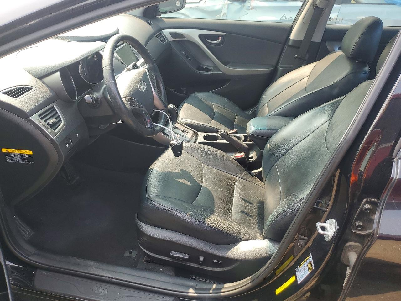2013 Hyundai Elantra Limited Black vin: 5NPDH4AE0DH254022