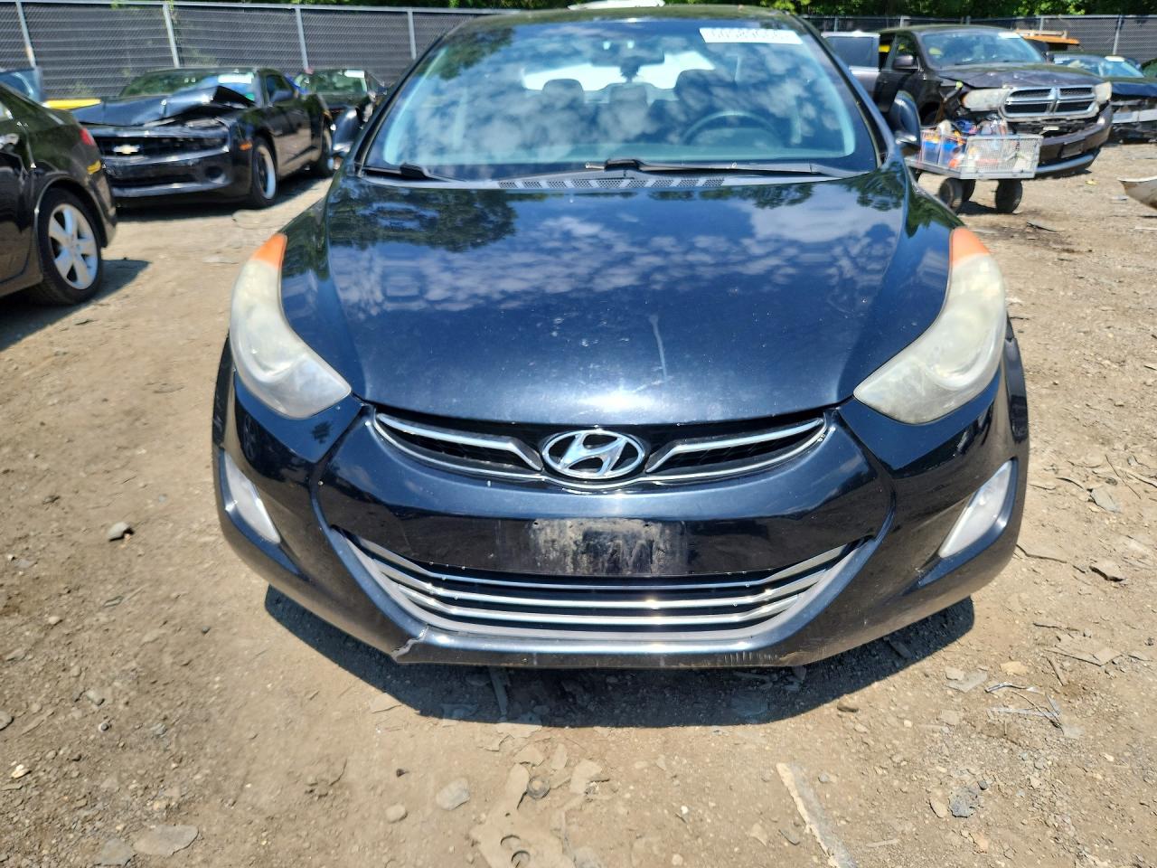 2013 Hyundai Elantra Limited Black vin: 5NPDH4AE0DH254022
