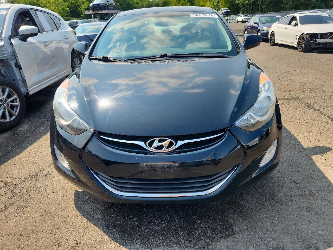 2013 Hyundai Elantra Gls Черный vin: 5NPDH4AE0DH254246
