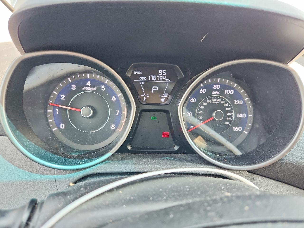 2013 Hyundai Elantra Gls Черный vin: 5NPDH4AE0DH254246