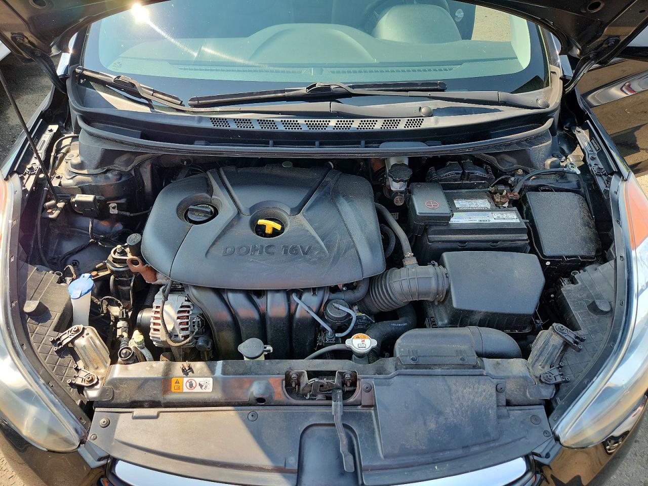 2013 Hyundai Elantra Gls Черный vin: 5NPDH4AE0DH254246