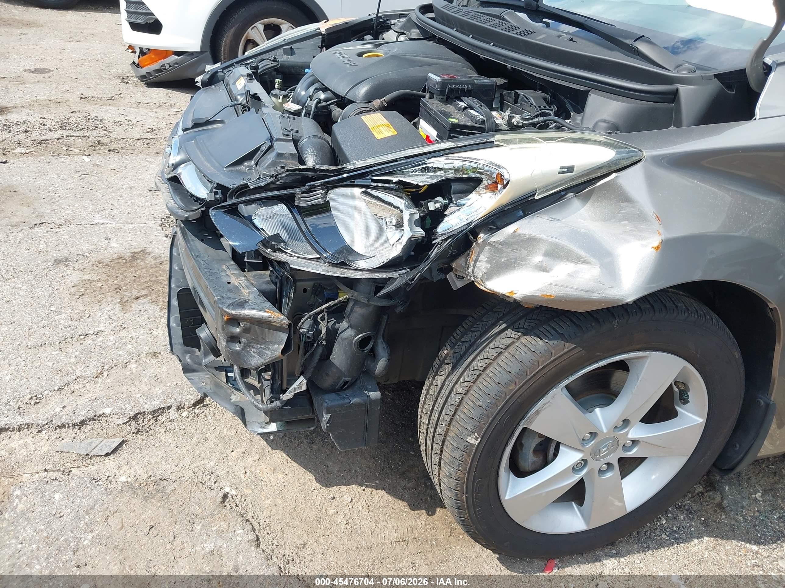 2013 Hyundai Elantra Gls Beige vin: 5NPDH4AE0DH267613