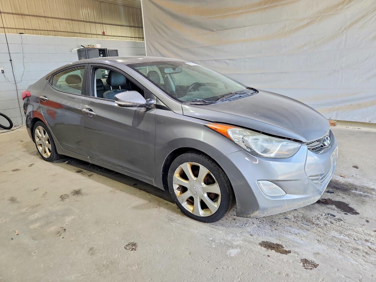 2013 Hyundai Elantra Limited Gray vin: 5NPDH4AE0DH269703