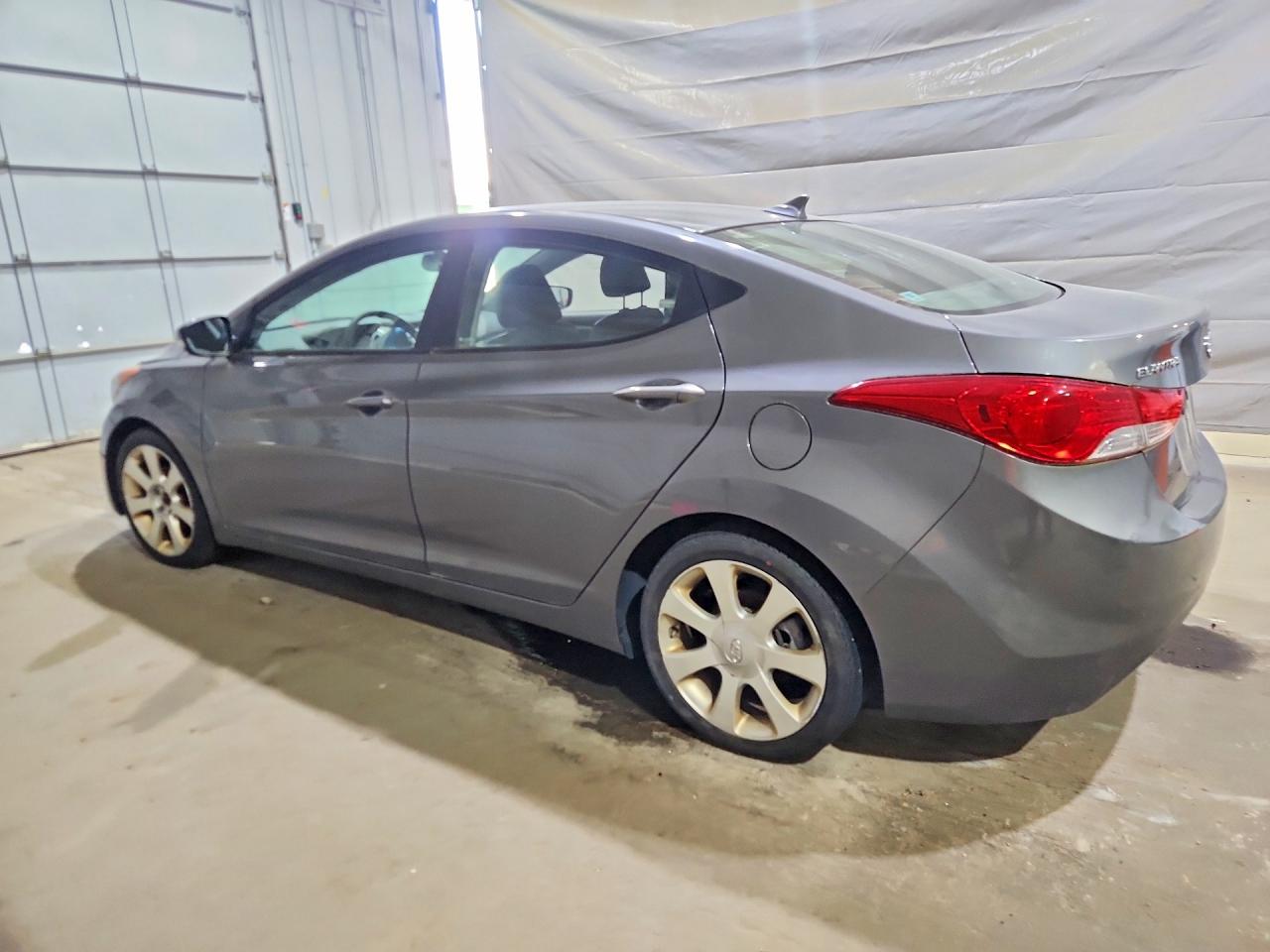2013 Hyundai Elantra Limited Gray vin: 5NPDH4AE0DH269703