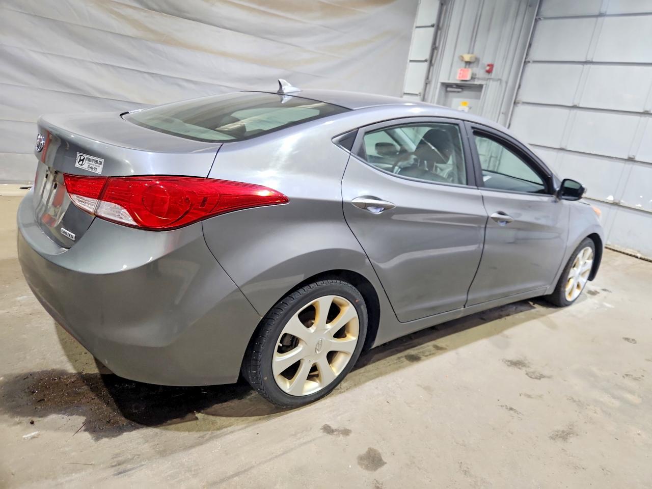 2013 Hyundai Elantra Limited Gray vin: 5NPDH4AE0DH269703