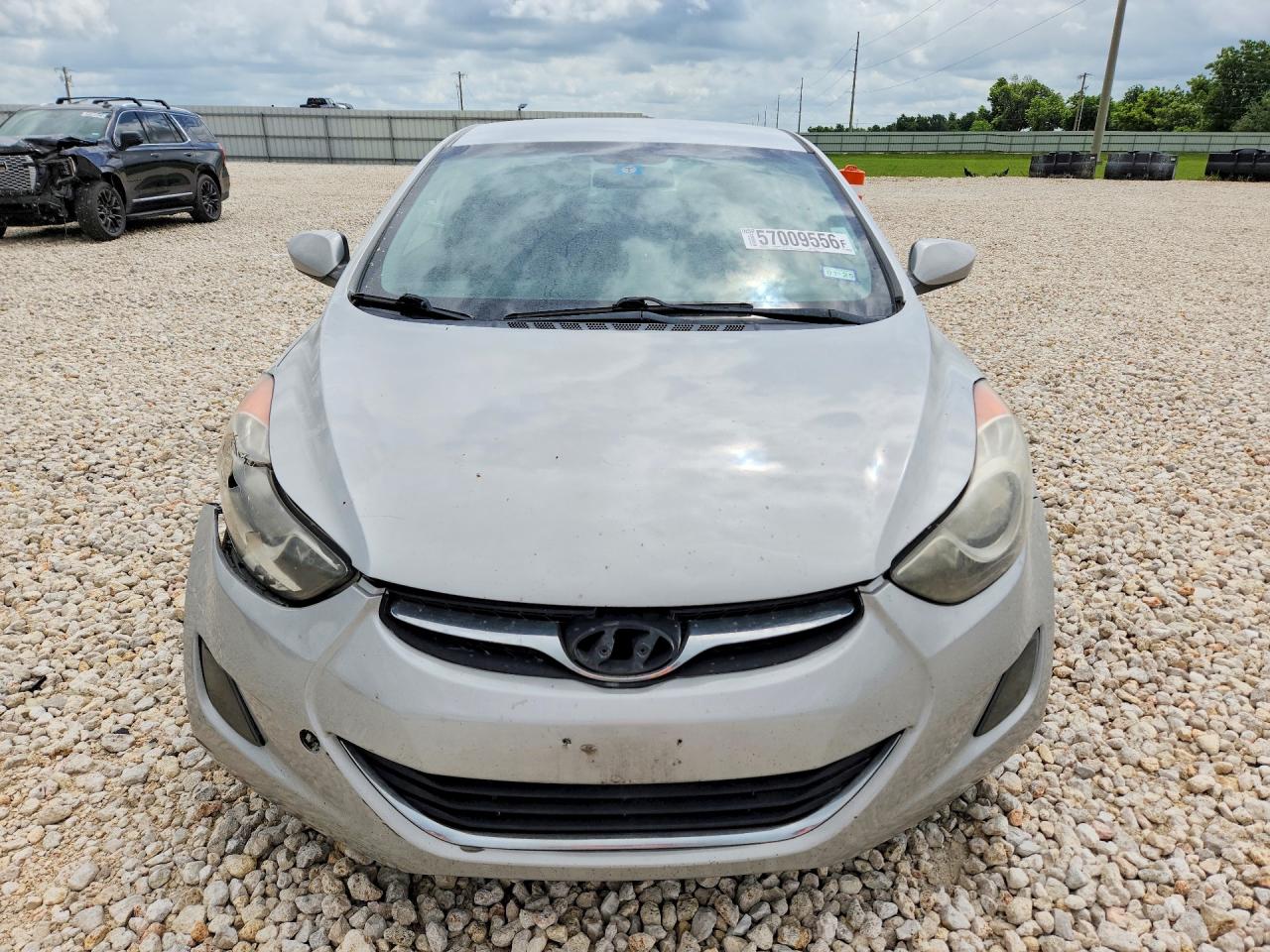 2013 Hyundai Elantra Gls Gray vin: 5NPDH4AE0DH272343