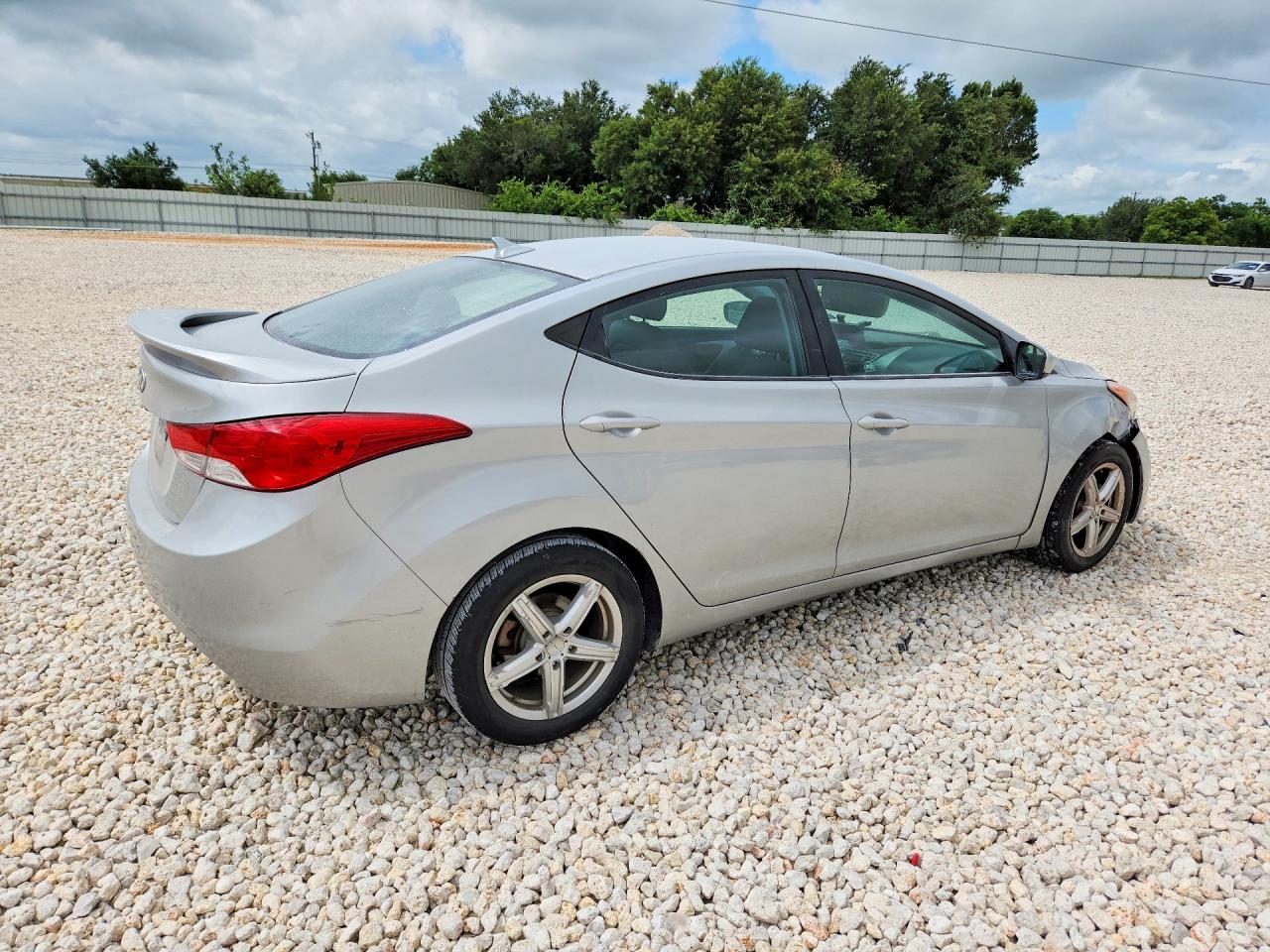 2013 Hyundai Elantra Gls Gray vin: 5NPDH4AE0DH272343