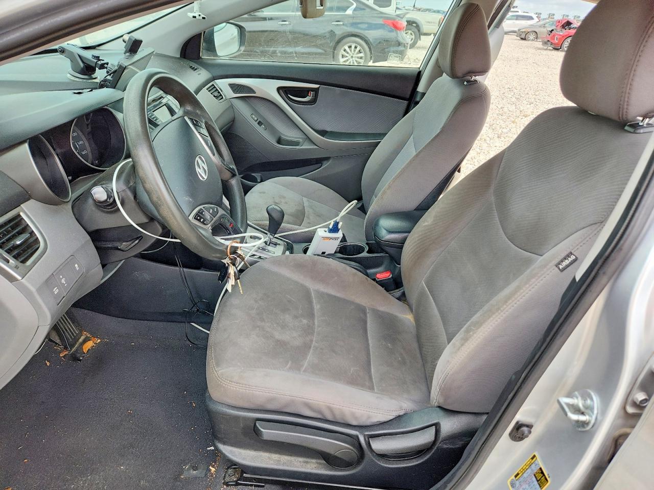 2013 Hyundai Elantra Gls Gray vin: 5NPDH4AE0DH272343