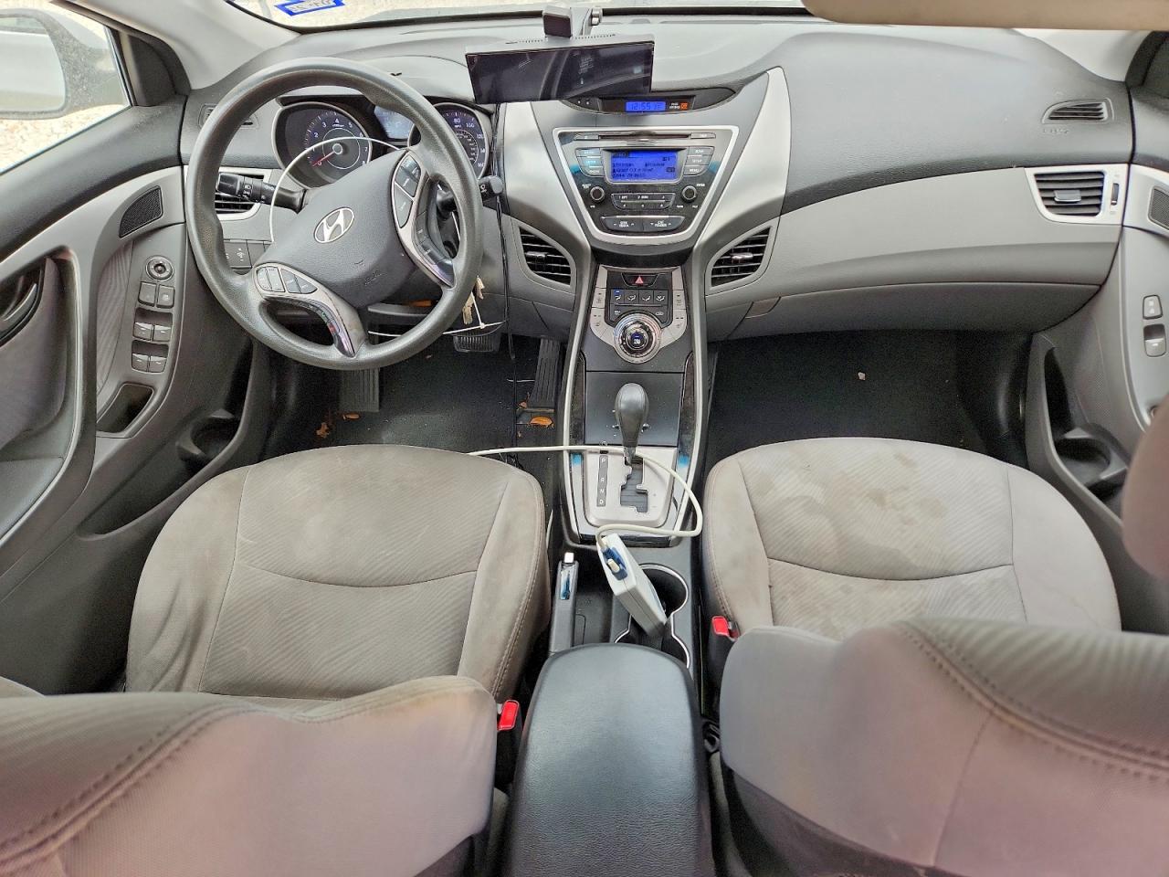 2013 Hyundai Elantra Gls Gray vin: 5NPDH4AE0DH272343