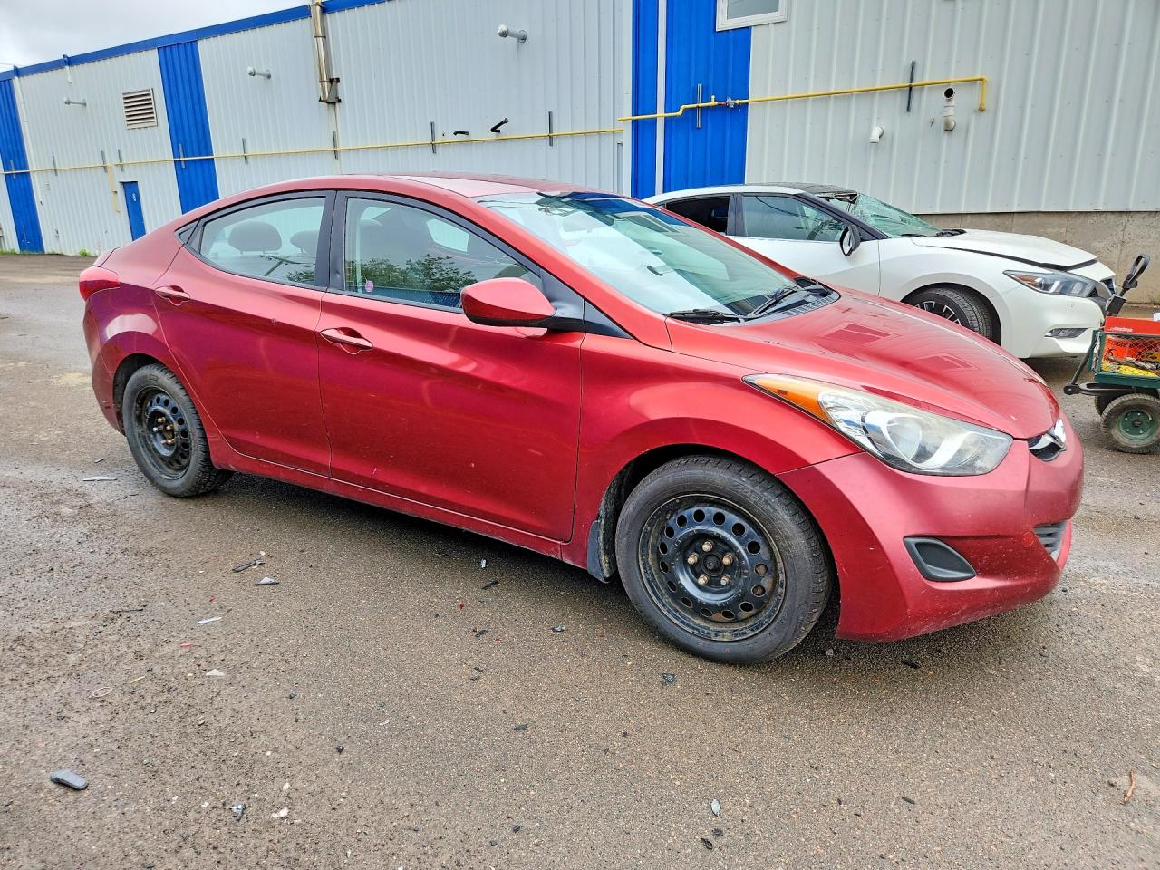 2013 Hyundai Elantra Gls Red vin: 5NPDH4AE0DH276294
