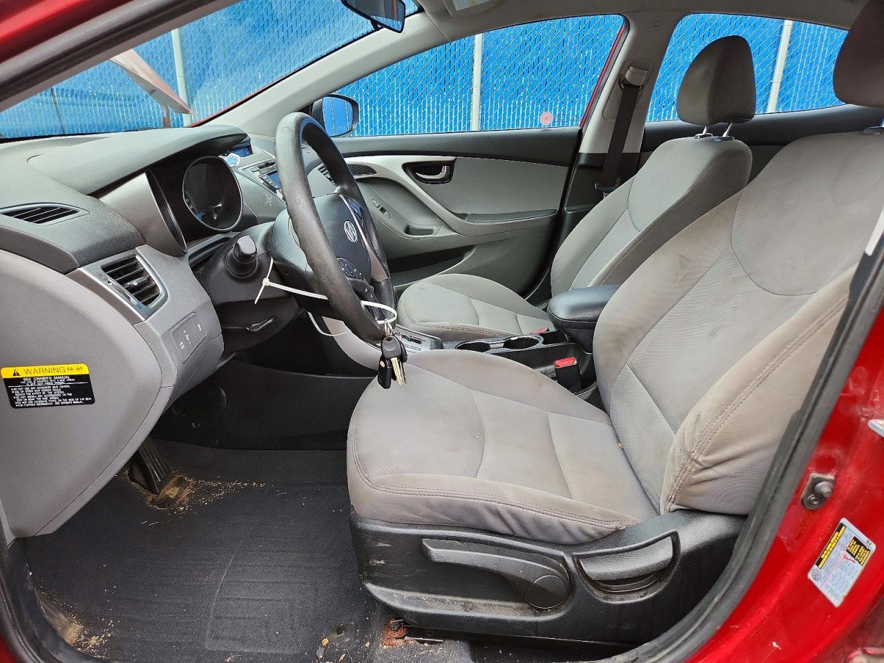 2013 Hyundai Elantra Gls Red vin: 5NPDH4AE0DH276294