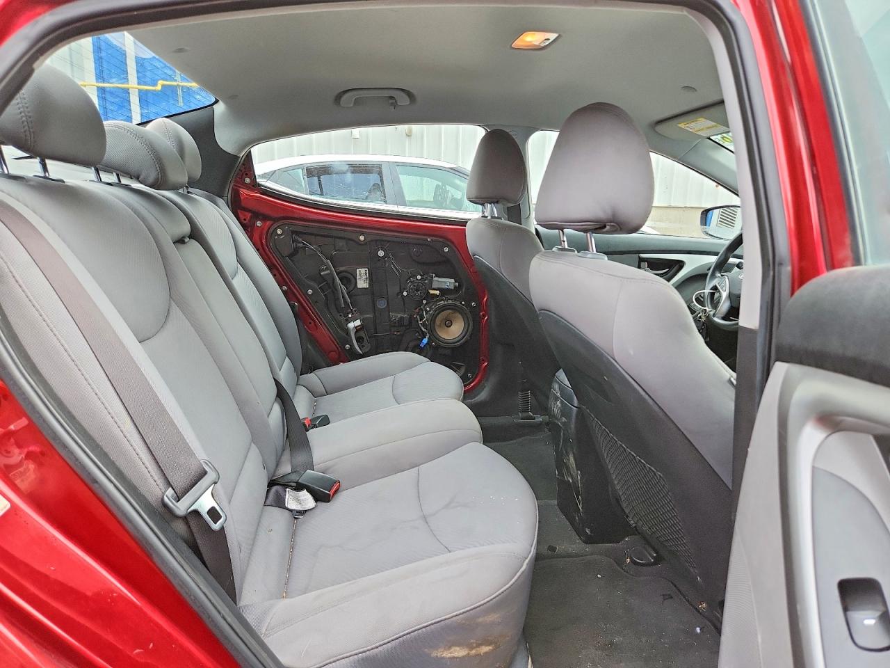 2013 Hyundai Elantra Gls Red vin: 5NPDH4AE0DH276294