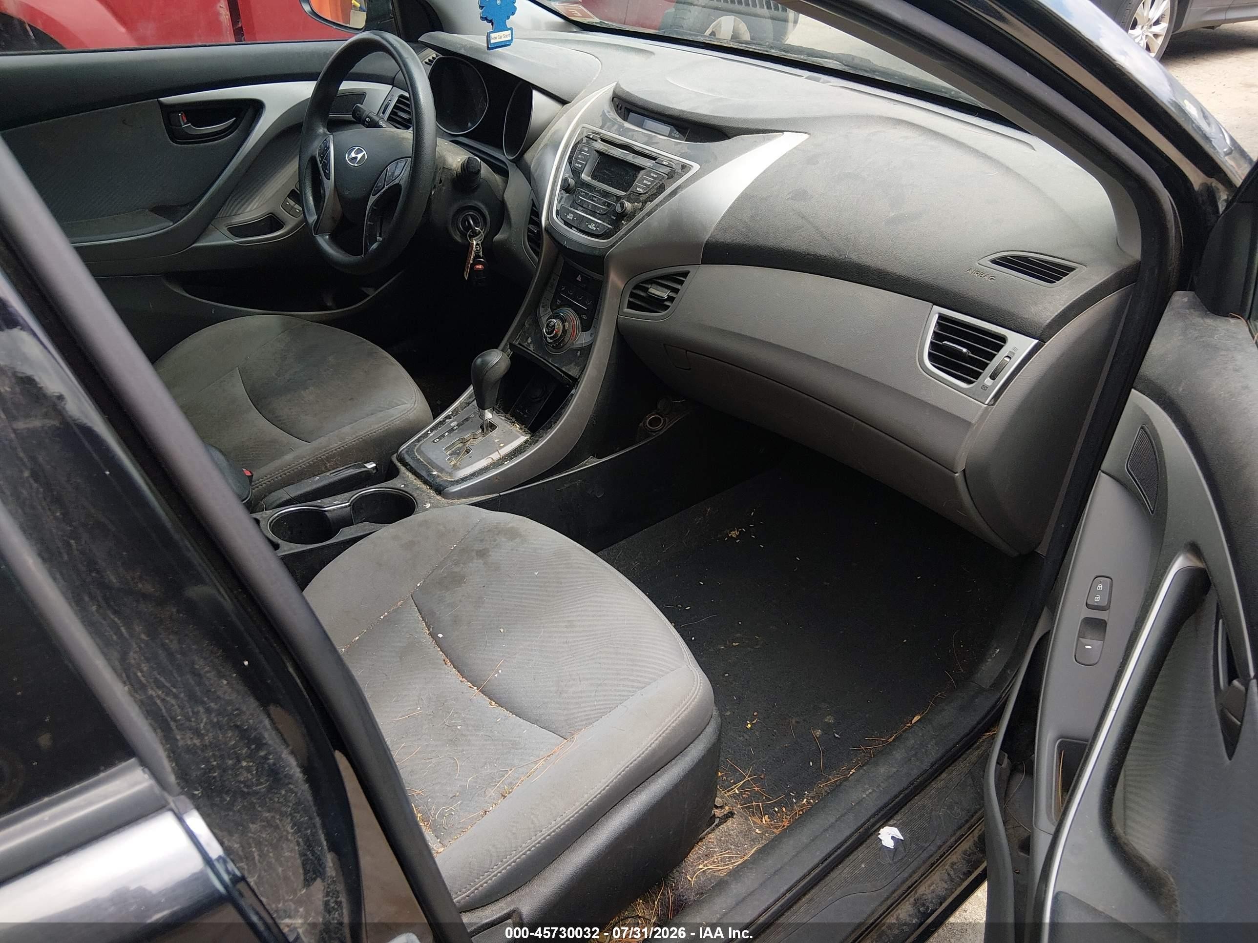 2013 Hyundai Elantra Gls Черный vin: 5NPDH4AE0DH280071