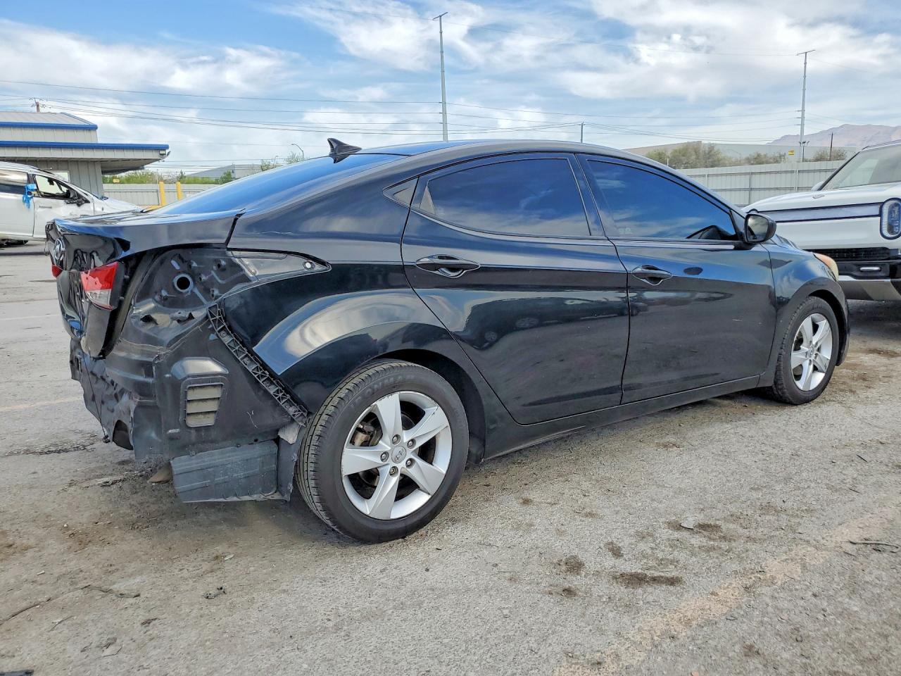 2013 Hyundai Elantra Gls Black vin: 5NPDH4AE0DH283987